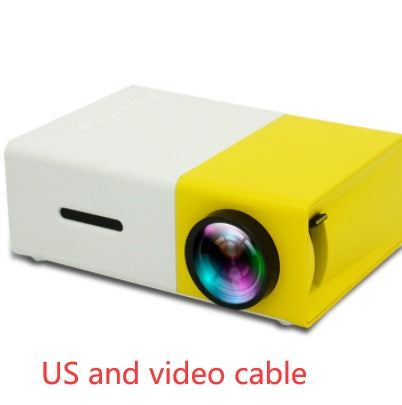 Portable Projector 3D Hd Led Home Theater Cinema HDMI-compatible Usb Audio Projector Yg300 Mini Projector Nocturna-Pro