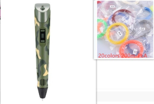 3D print pen 3D pen two generation graffiti 3D stereoscopic paintbrush children puzzle painting toys Nocturna-Pro