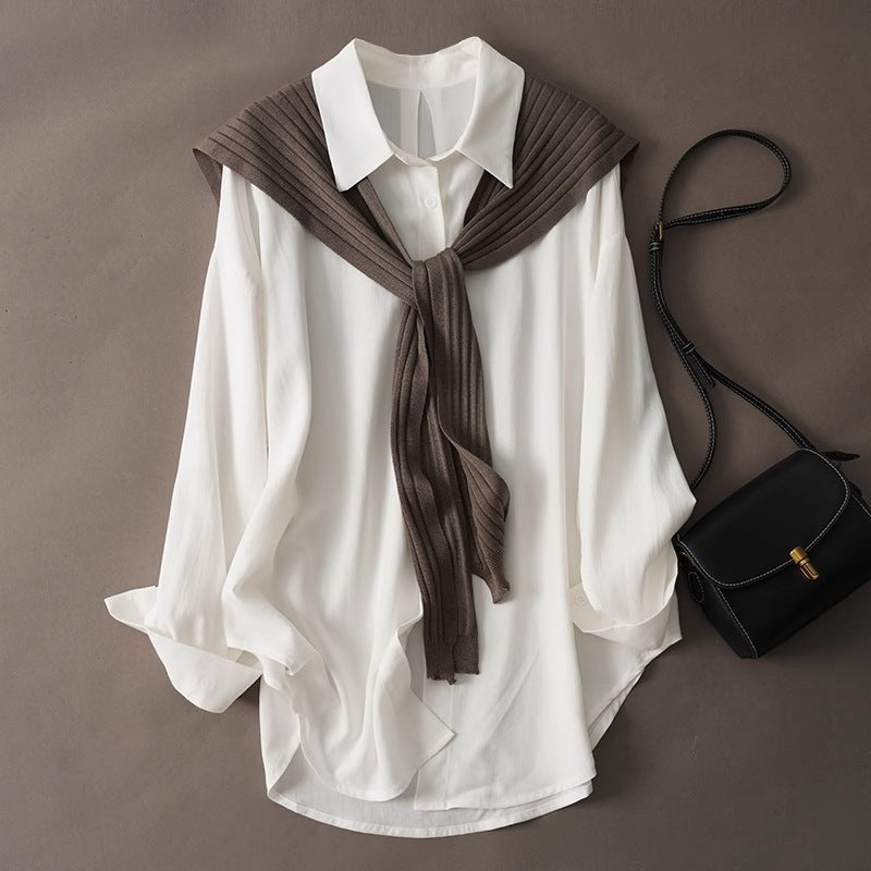 Two-piece Casual Loose Shirt Nocturna-Pro