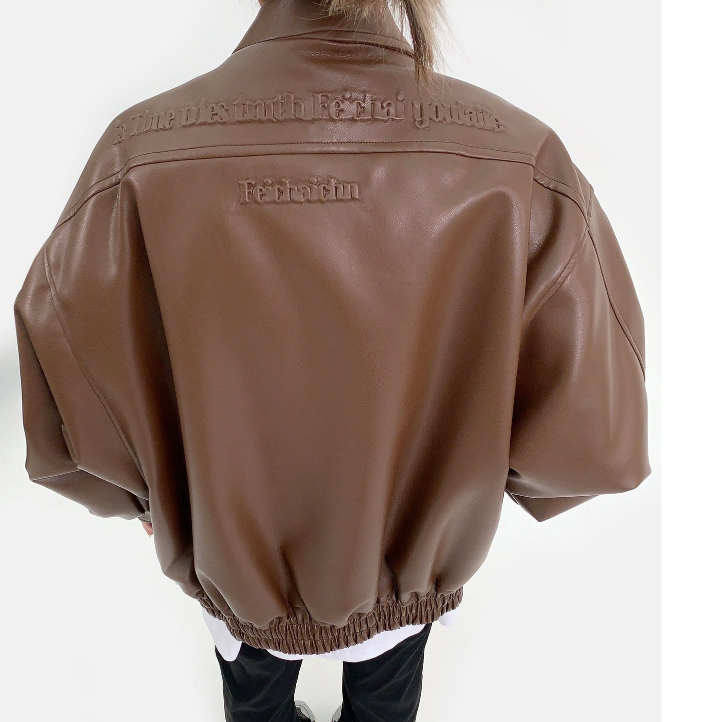 Troniche Steel Stamp PU Leather Motorcycle Jacket For Women Nocturna-Pro