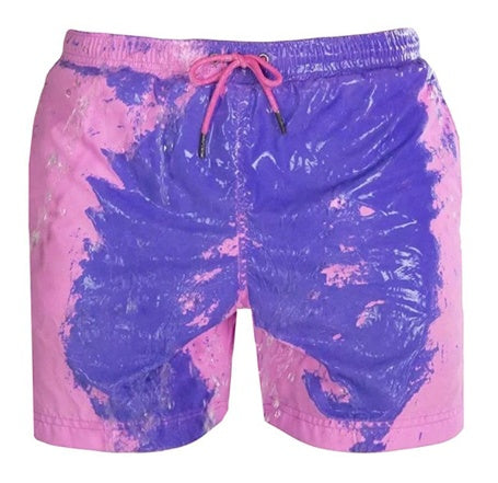 Magical Change Color Beach Shorts Summer Men Swimming Trunks Swimwear Swimsuit Quick Dry bathing shorts Beach Pant Nocturna-Pro