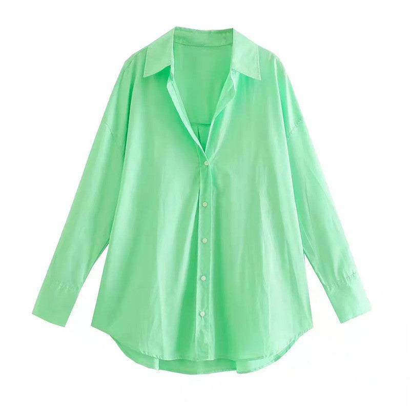 Urban Casual Multi-color Poplin Shirt Nocturna-Pro