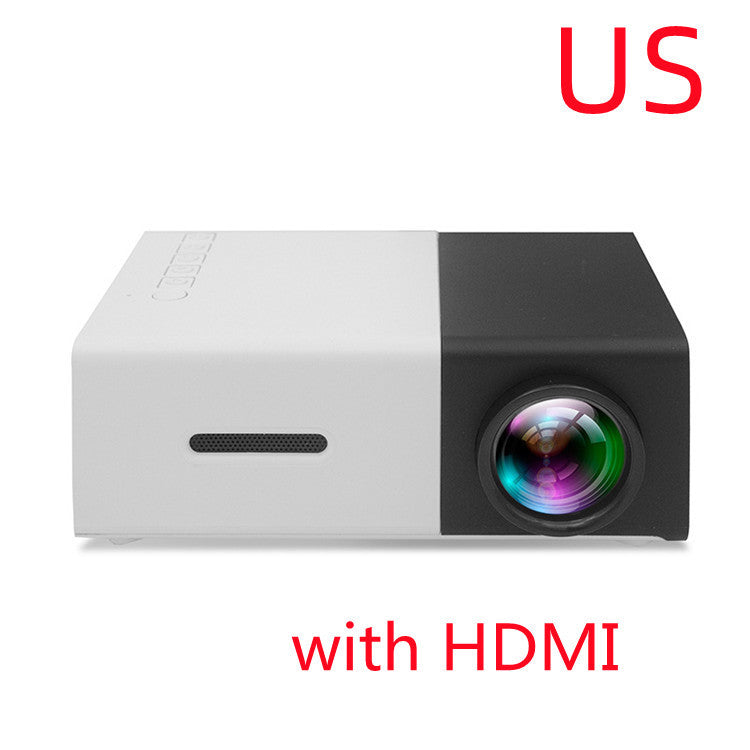 Portable Projector 3D Hd Led Home Theater Cinema HDMI-compatible Usb Audio Projector Yg300 Mini Projector Nocturna-Pro
