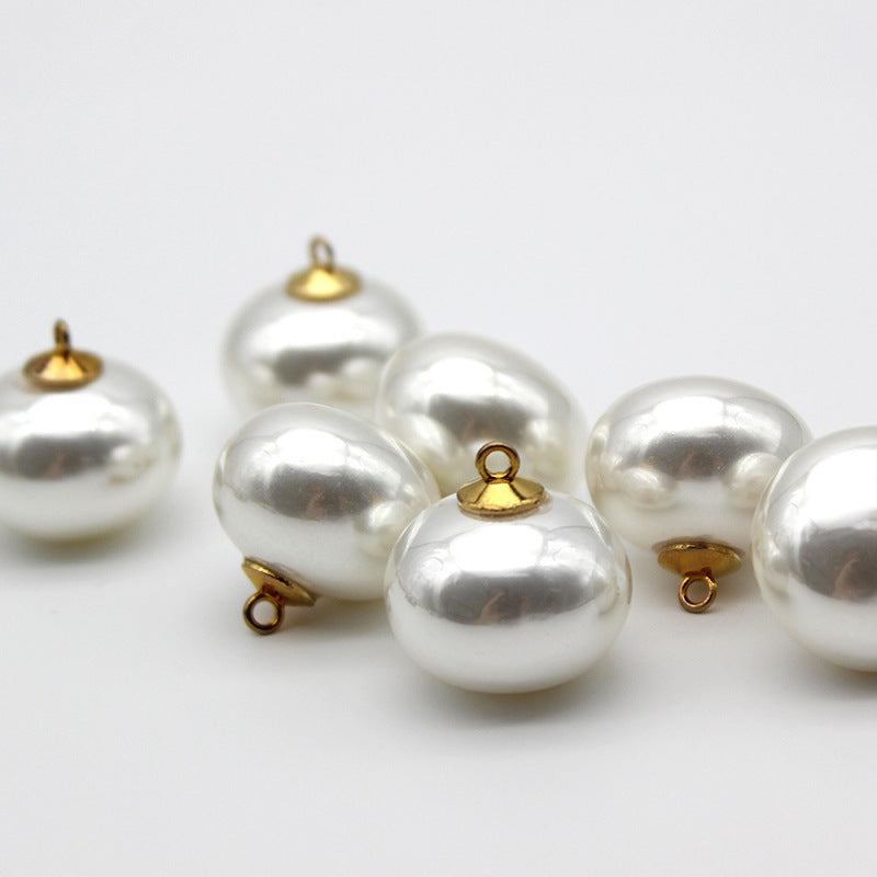 Pearl Gold Bottom Decorative Button Nocturna-Pro