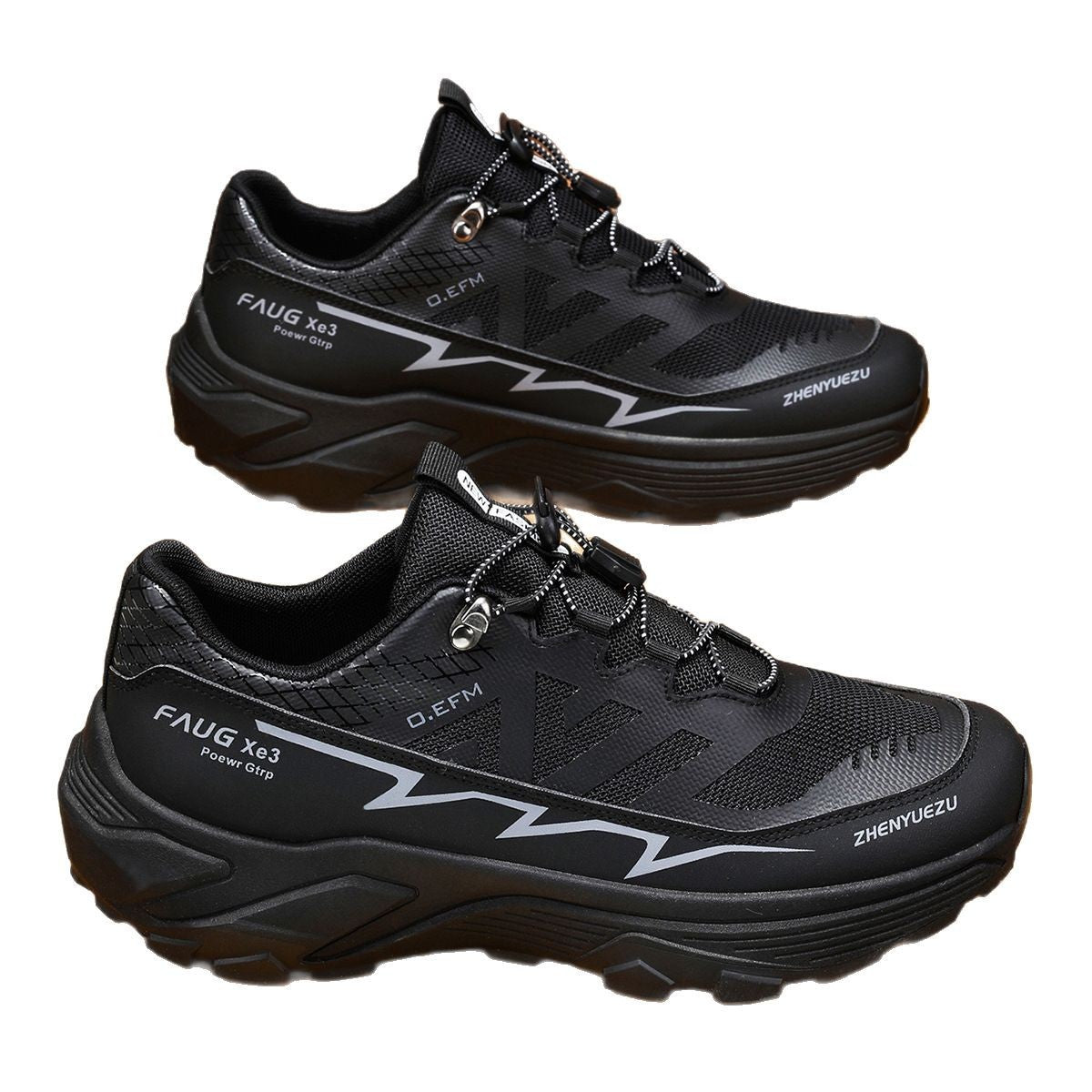 Men Colorblock Sneakers Outdoor Casual Mountaineering Hiking Running Sports Shoes Nocturna-Pro