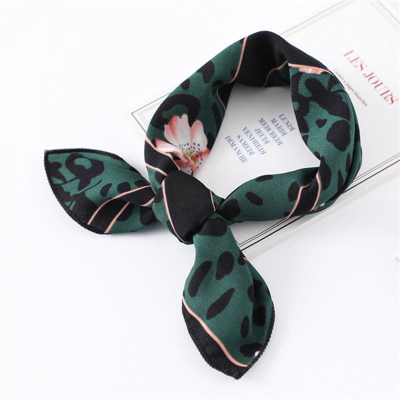 Small Scarf Professional Stewardess Silk Hair Band Nocturna-Pro