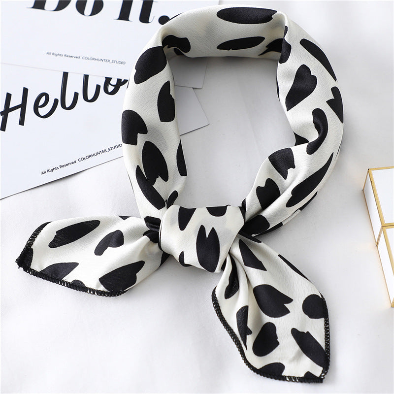 Small Scarf Professional Stewardess Silk Hair Band Nocturna-Pro
