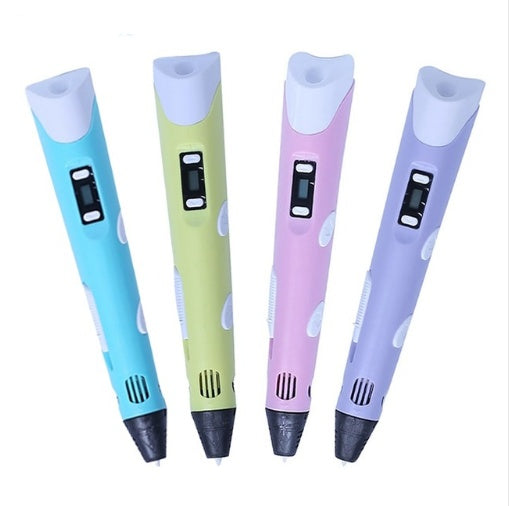 3D print pen 3D pen two generation graffiti 3D stereoscopic paintbrush children puzzle painting toys Nocturna-Pro