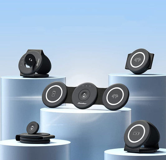 Three In One Wireless Foldable Magnet 15W Nocturna-Pro