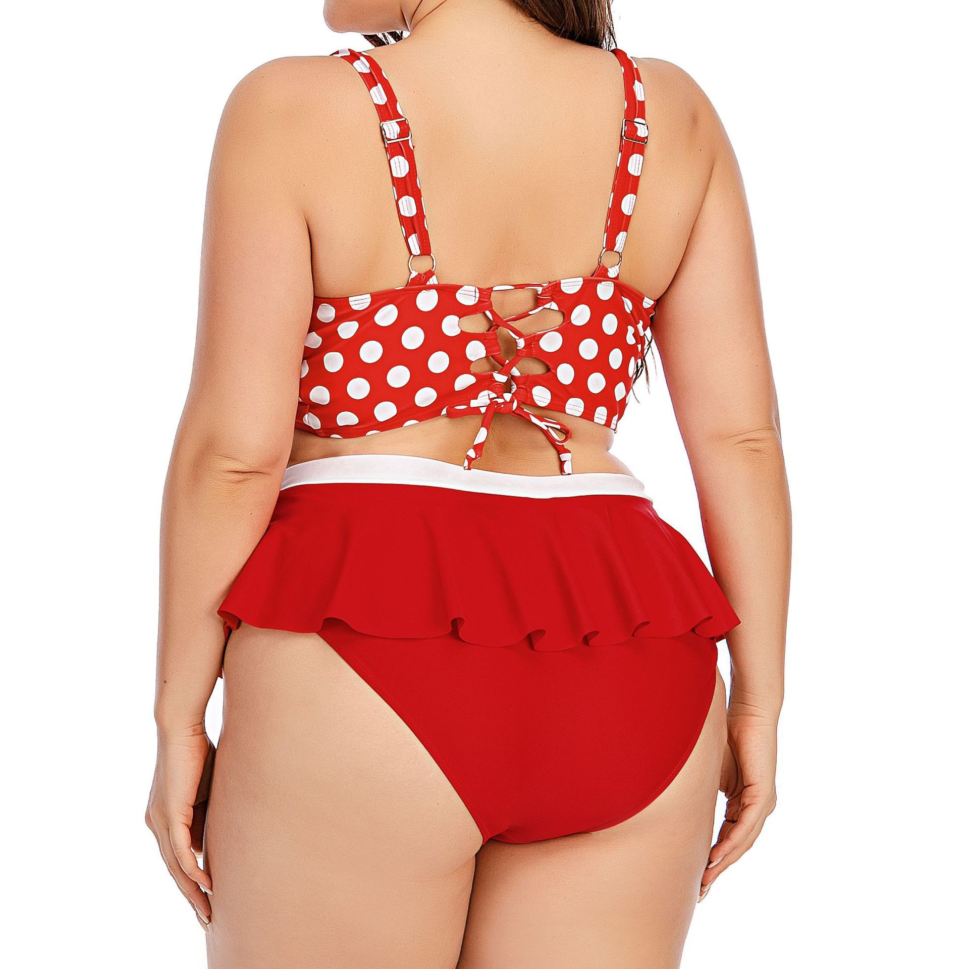 Large Plus Size Swimwear Female Push Up Bikini With Wave Women Bikini Set Two Pieces Swimsuit Bathing Suit Swim Beach Dress Nocturna-Pro