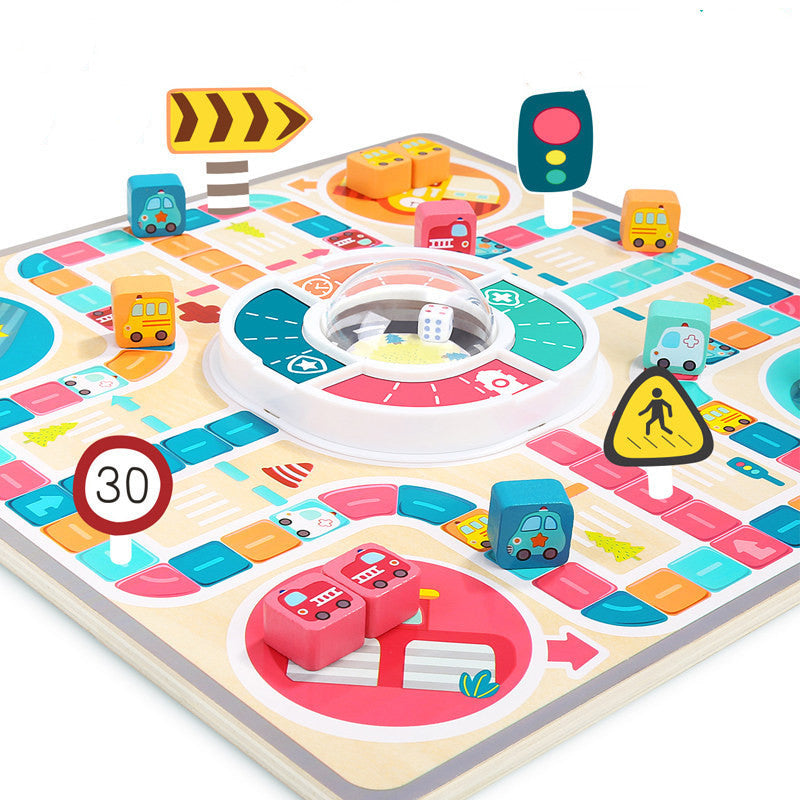Kids Toys Flying Chess Parent-child Interactive Game Chessboard Children's Board Game Toys Puzzle Jump Checkers Nocturna-Pro