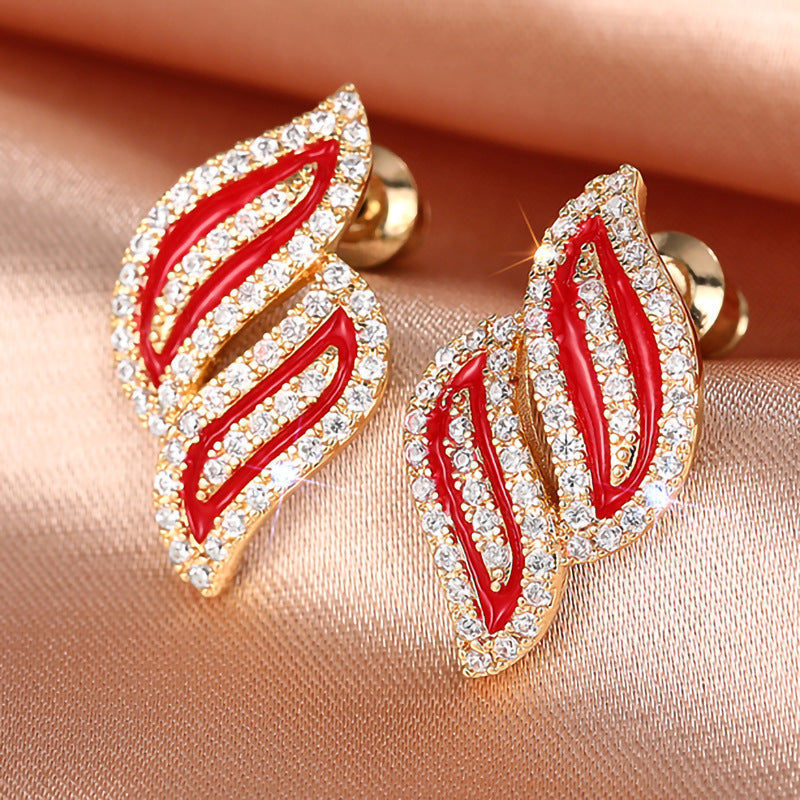 Elegant Leaf Earrings Fashion Earrings Nocturna-Pro