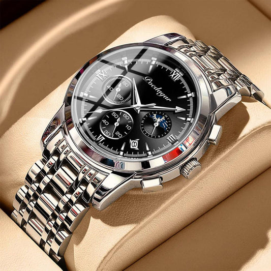 Multifunctional Men's Watch Luminous Waterproof Quartz Wrist Watch Nocturna-Pro