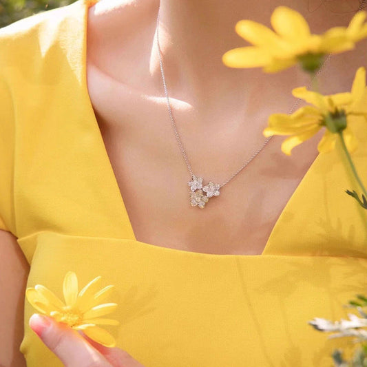 Floral Flower Necklace Elegant Pastoral Nocturna-Pro