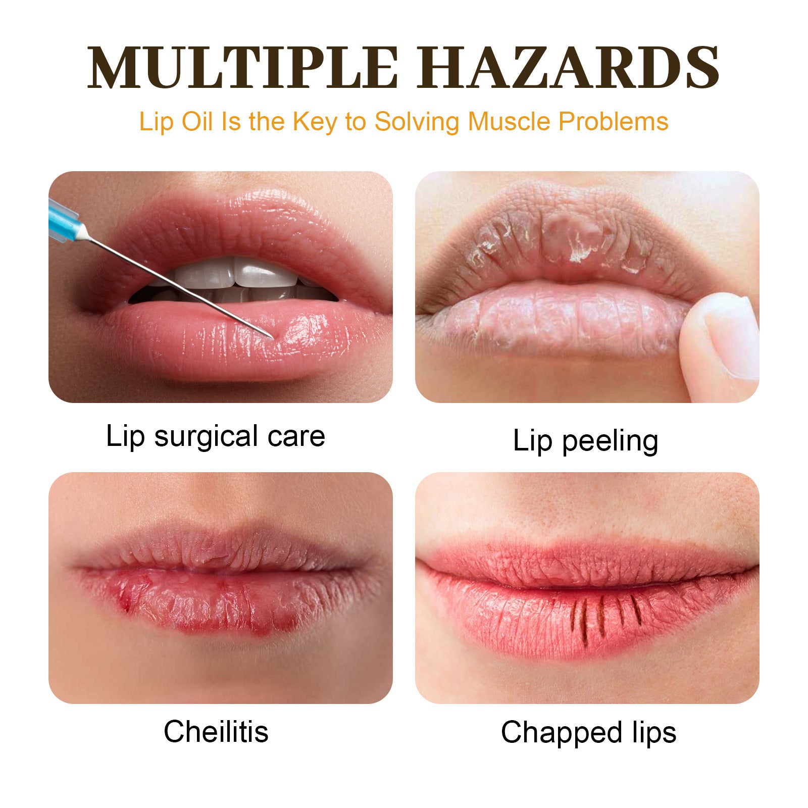 Honey Lip Gloss Fade Anti-chapping Peeling Care Nocturna-Pro