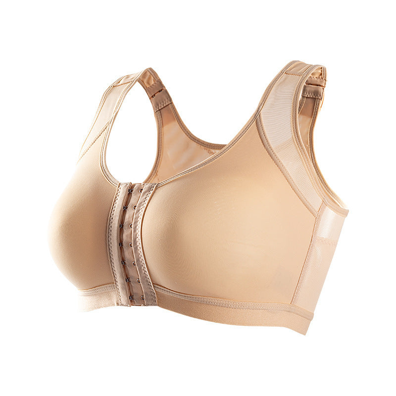 Foreign Trade Front Buckle Closed Sports Bra Plus Size Nocturna-Pro