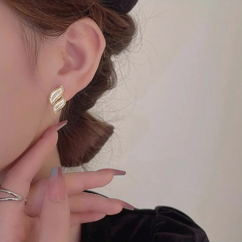 Elegant Leaf Earrings Fashion Earrings Nocturna-Pro