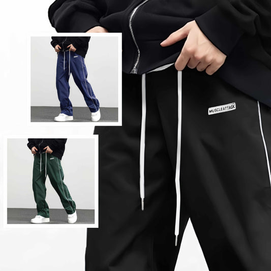 Men's Fashionable Retro Leisure Tappered Trousers Men's Loose Cargo Pants With Side Pockets Long Pants Trousers For Street Everyday Jogger Out Nocturna-Pro