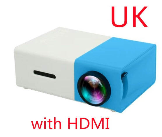 Portable Projector 3D Hd Led Home Theater Cinema HDMI-compatible Usb Audio Projector Yg300 Mini Projector Nocturna-Pro