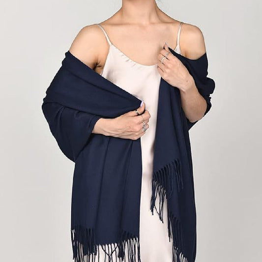 Women's Cashmere Shawl Solid Color Scarf Nocturna-Pro