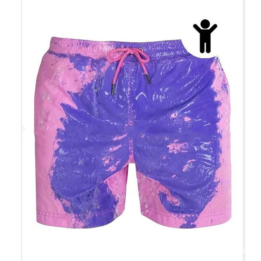 Magical Change Color Beach Shorts Summer Men Swimming Trunks Swimwear Swimsuit Quick Dry bathing shorts Beach Pant Nocturna-Pro