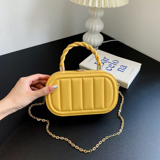 Chain Box Bag Women's Fashion Simple Portable Shoulder Messenger Bag Nocturna-Pro