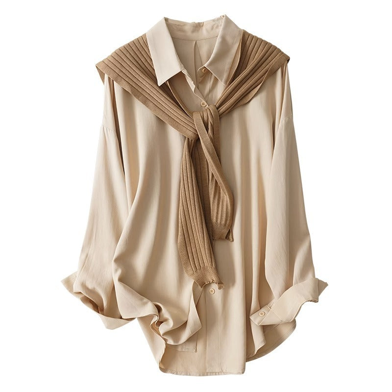 Two-piece Casual Loose Shirt Nocturna-Pro