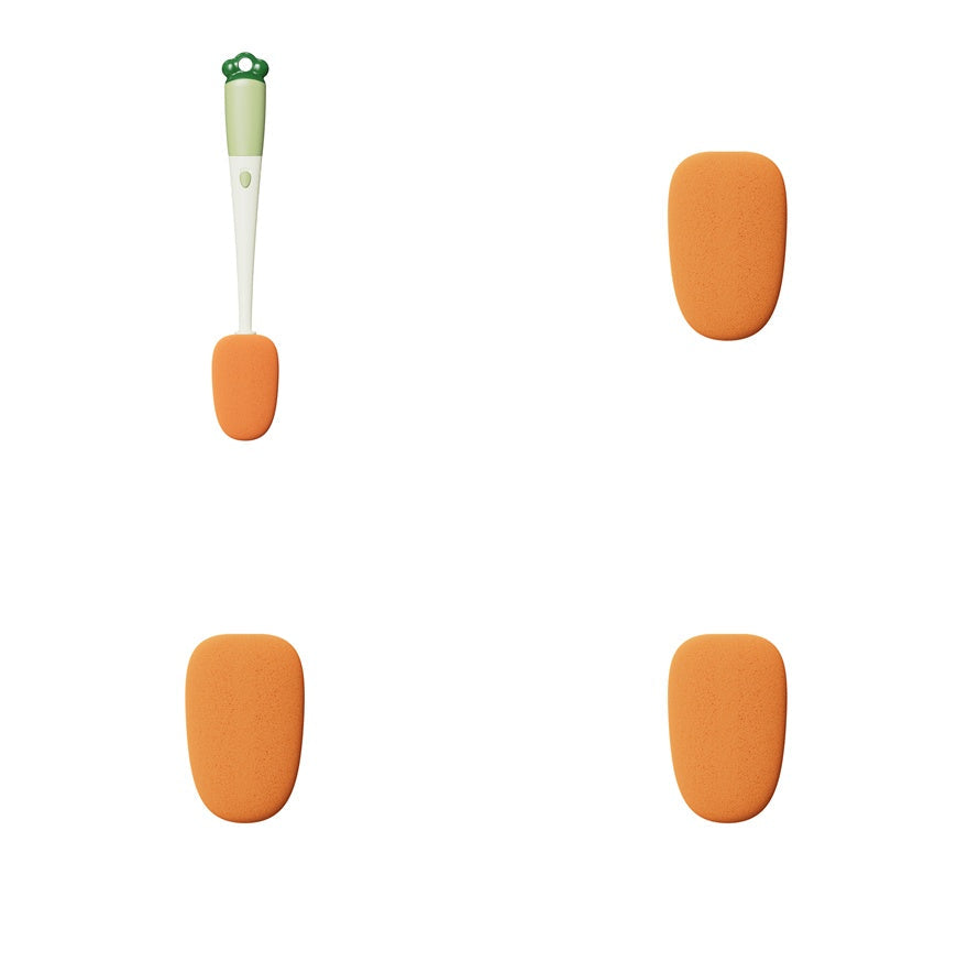 Kitchen 3 In 1 Multifunctional Cleaning Cup Washer Brush Long Handle Carrot Water Bottle Cleaning Brush Nocturna-Pro