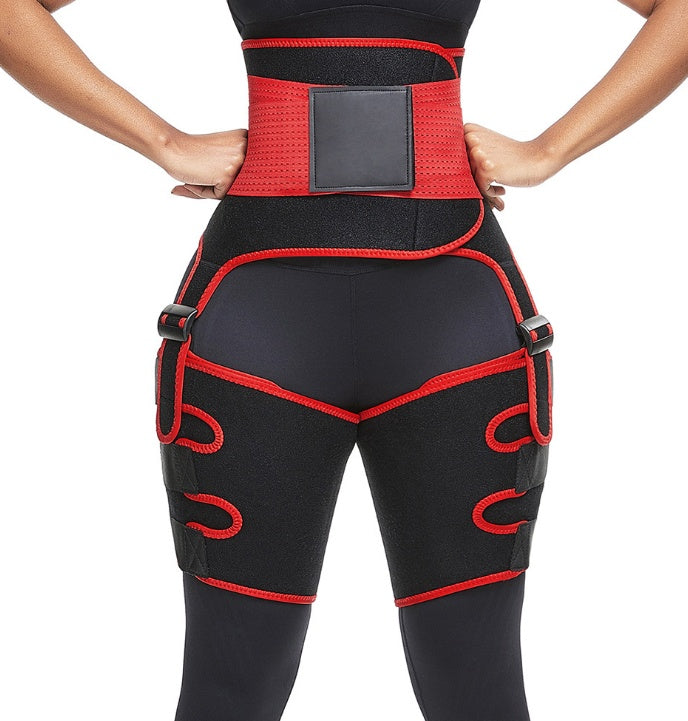 Sports Waist Belt Adjustable One-piece Girdle Leg Straps Nocturna-Pro
