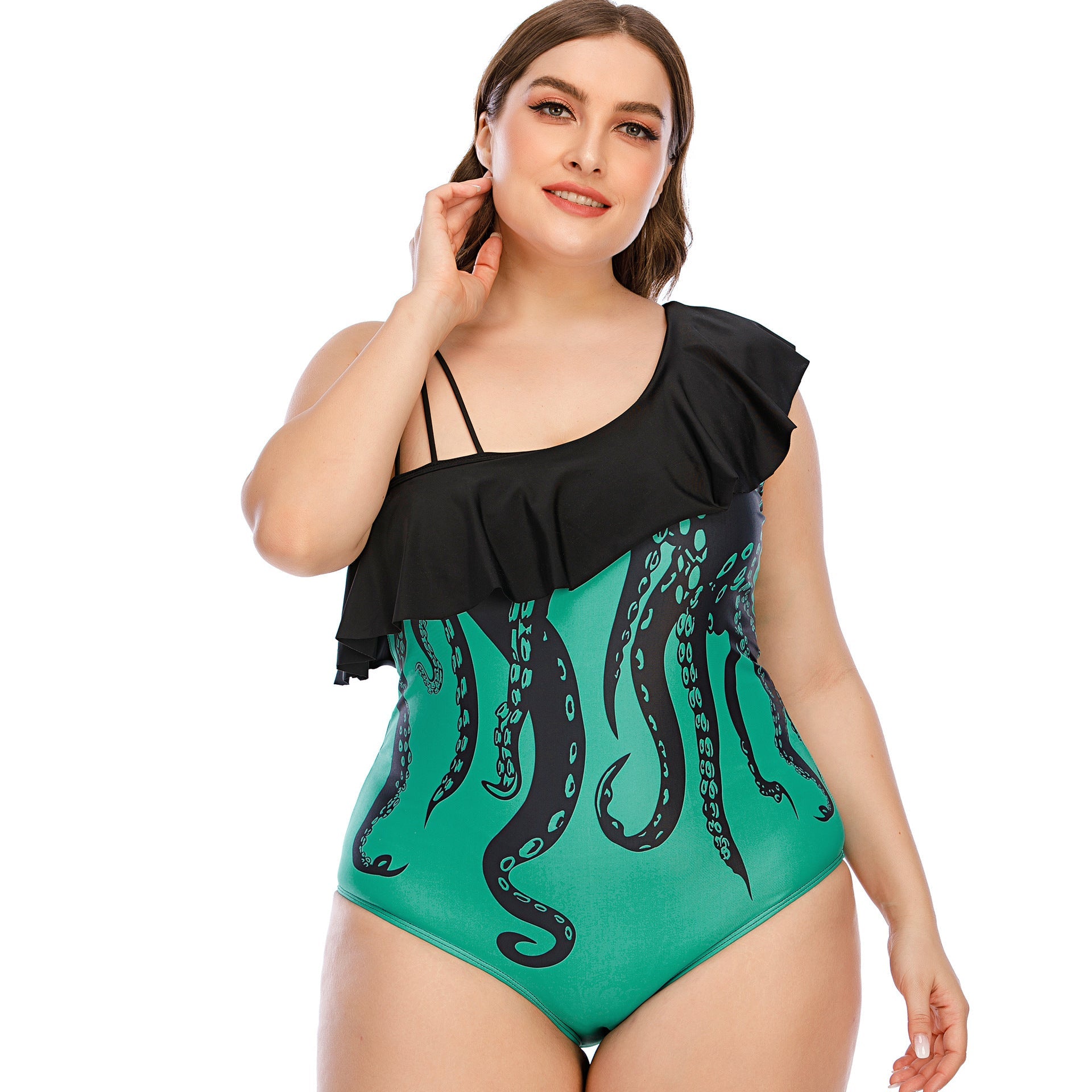 Women's Fashion Printed One-piece Swimsuit Nocturna-Pro