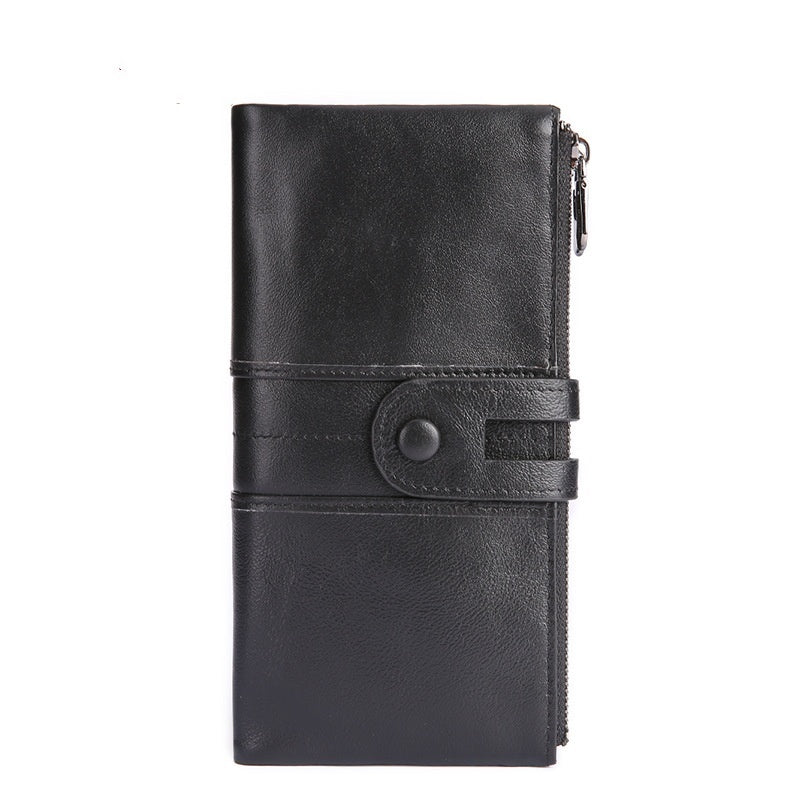 Retro Women's Leather Wallet Fashion Rfid Long Wallet Nocturna-Pro