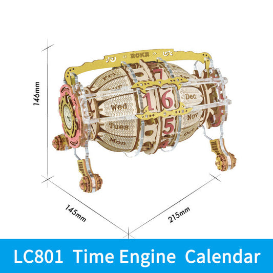 Robotime ROKR Zodiac Wall Clock 3D Wooden Puzzle Model Assembly Toys Gifts for Children Kids Teens LC601 Support Dropshipping Nocturna-Pro