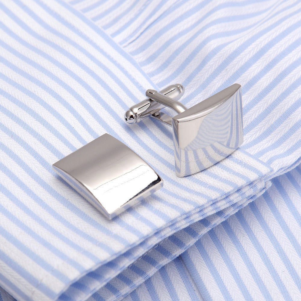 High Quality Plain Glossy Cufflinks French Western-style Clothes Nocturna-Pro