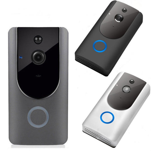 Smart WiFi Video Doorbell Camera Visual Intercom With Chime Night Vision IP Door Bell Wireless Security Camera Nocturna-Pro