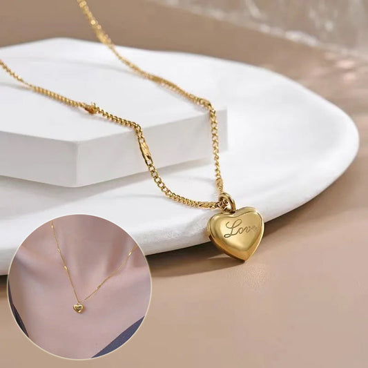 Fashion Jewelry Necklace For Women New Trend Vintage Simple Love Heart Pendant Elegant Party Jewelry Birthday Gifts Nocturna-Pro