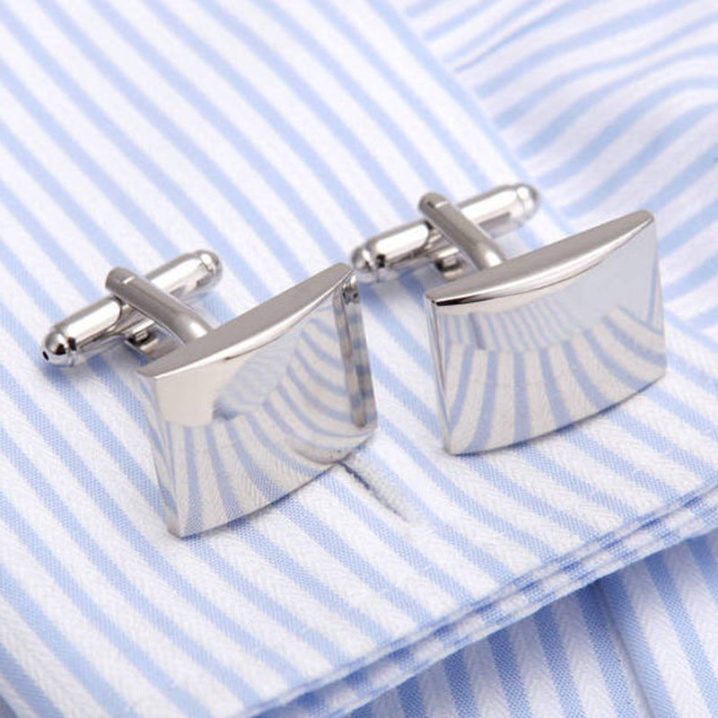 High Quality Plain Glossy Cufflinks French Western-style Clothes Nocturna-Pro