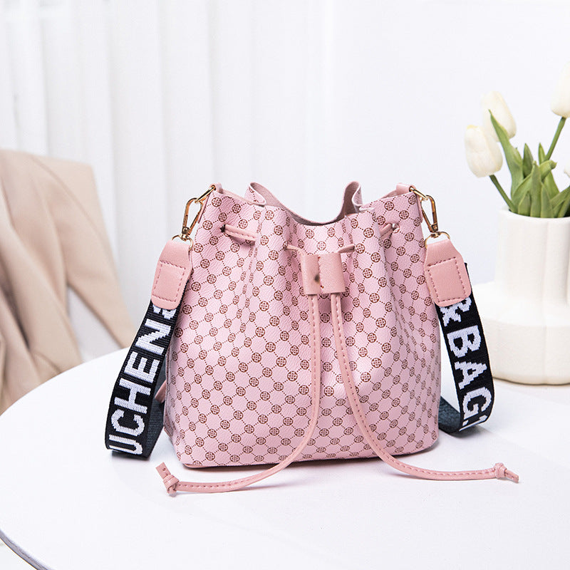 Printed Bucket Bag Female Fashion Ladies Large-capacity Crossbody Bag Nocturna-Pro