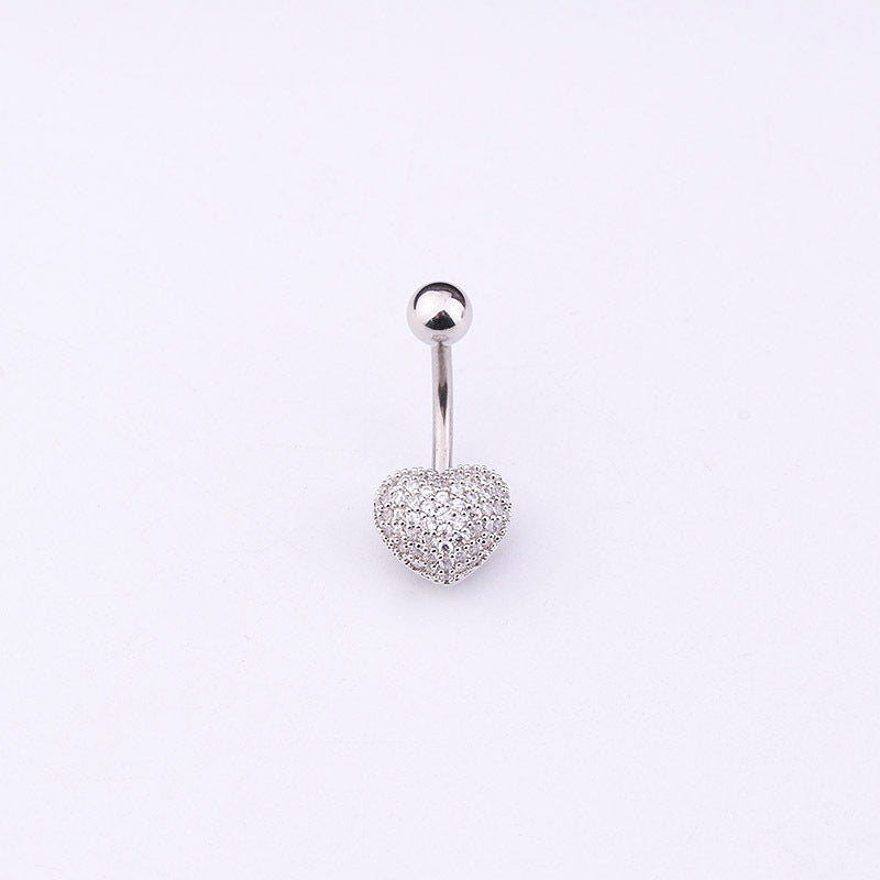 New Micro Inlaid Zircon Umbilical Ring Nocturna-Pro