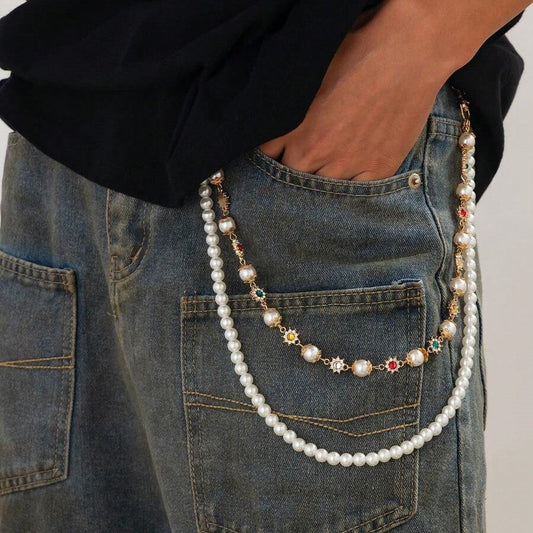 Women's Versatile Double Layer Metal Waist Chain Nocturna-Pro