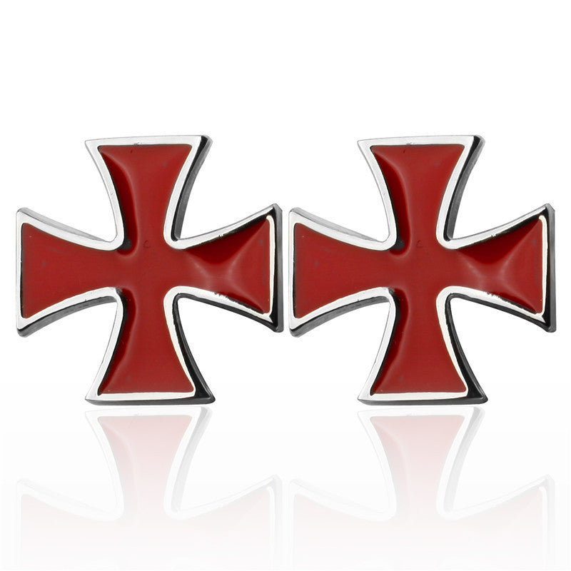 Red Cross French Shirt Men's Cufflinks Nocturna-Pro