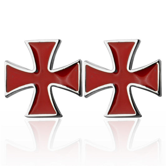 Red Cross French Shirt Men's Cufflinks Nocturna-Pro