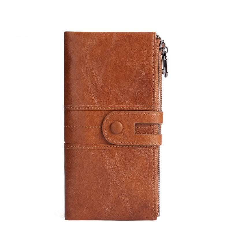 Retro Women's Leather Wallet Fashion Rfid Long Wallet Nocturna-Pro
