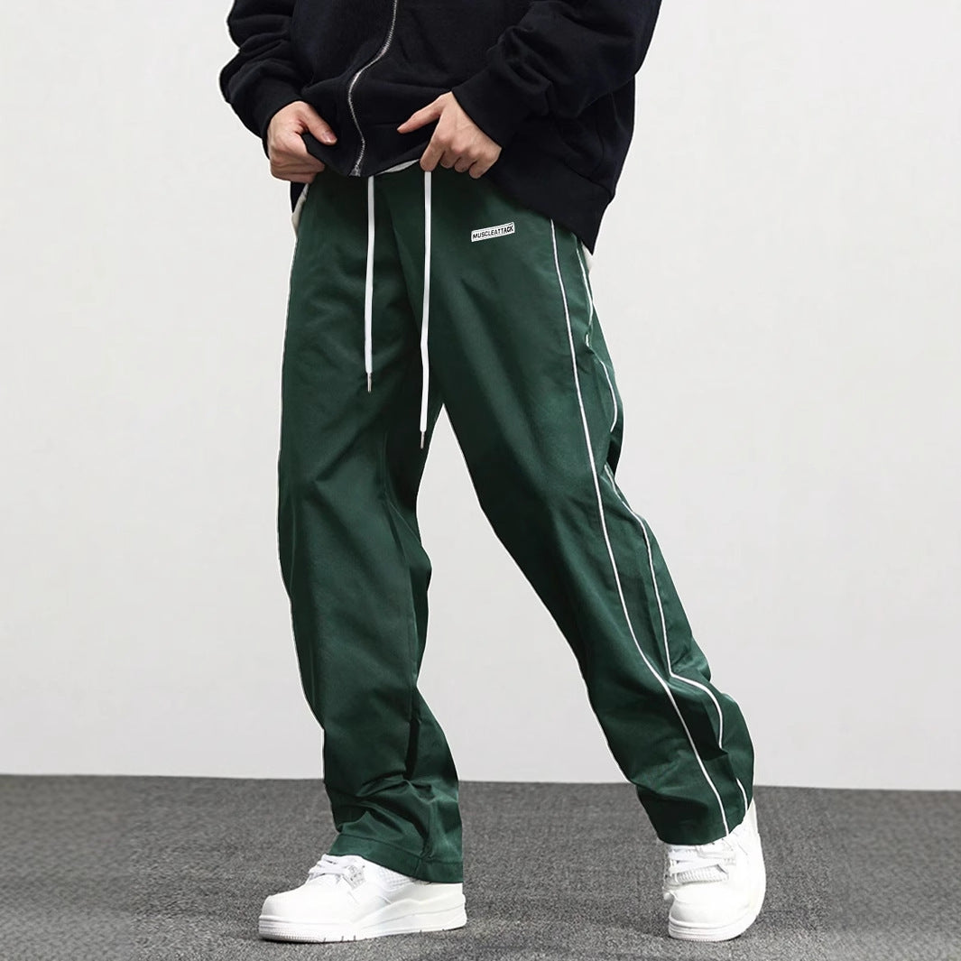Men's Fashionable Retro Leisure Tappered Trousers Men's Loose Cargo Pants With Side Pockets Long Pants Trousers For Street Everyday Jogger Out Nocturna-Pro