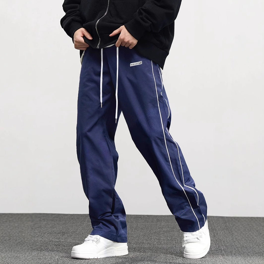 Men's Fashionable Retro Leisure Tappered Trousers Men's Loose Cargo Pants With Side Pockets Long Pants Trousers For Street Everyday Jogger Out Nocturna-Pro