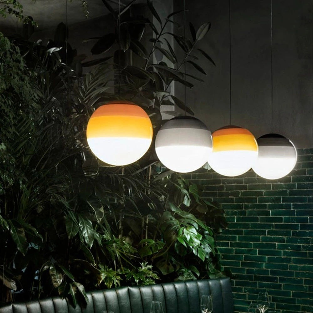Nordic Minimalist Colorful Glass Chandelier Nocturna-Pro