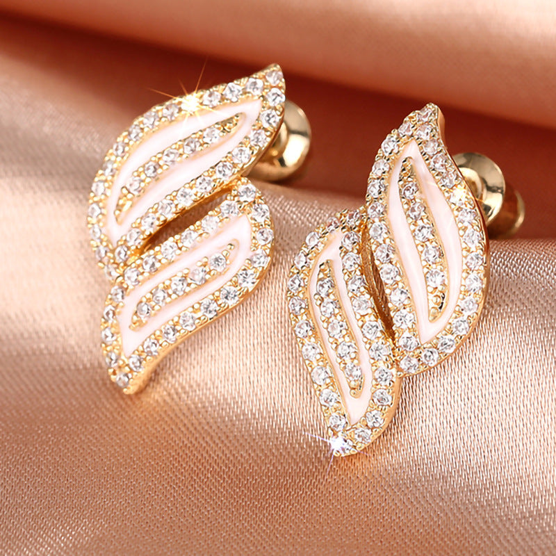 Elegant Leaf Earrings Fashion Earrings Nocturna-Pro