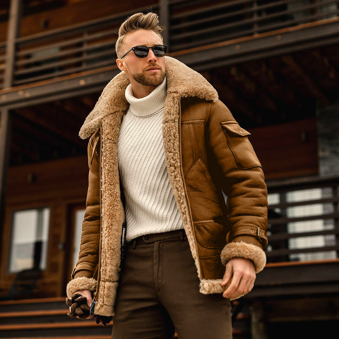 Winter Jacket Mens Military Fleece Warm Jackets Male Fur Collar Coats Army Tactical Jacket Nocturna-Pro