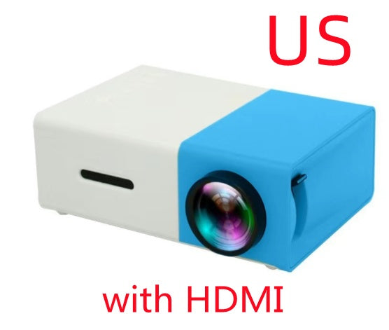 Portable Projector 3D Hd Led Home Theater Cinema HDMI-compatible Usb Audio Projector Yg300 Mini Projector Nocturna-Pro