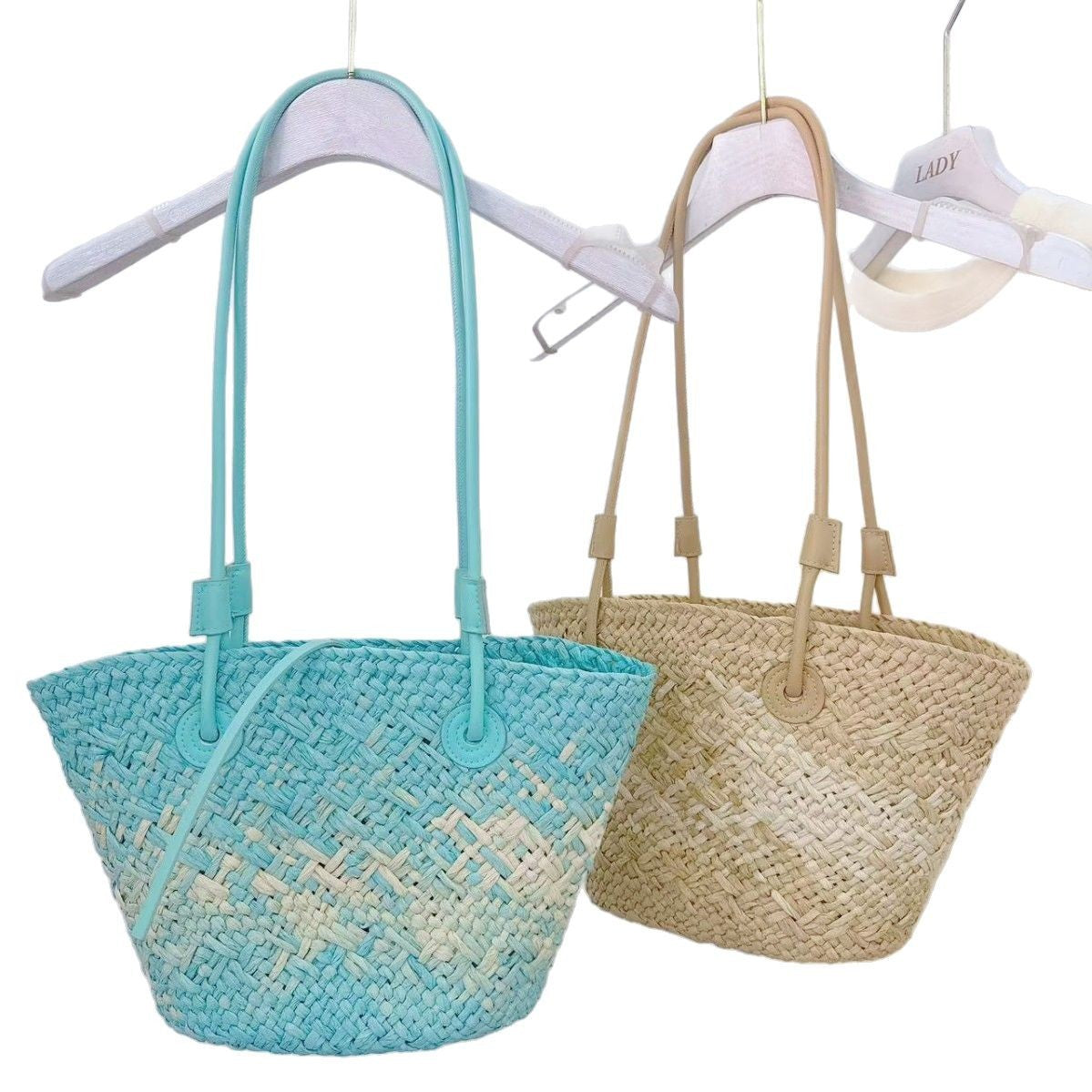 Retro Large Capacity Women's Shoulder Portable Straw-weaved Bag Nocturna-Pro