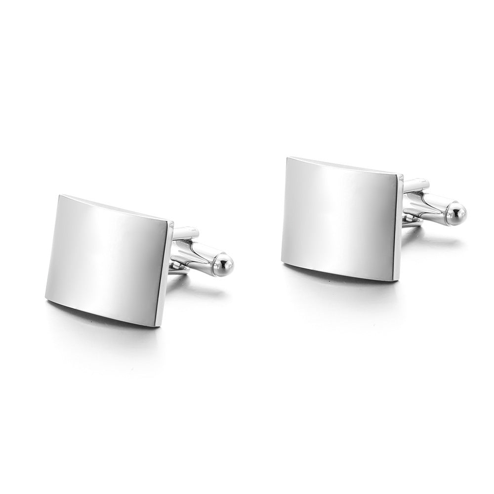 High Quality Plain Glossy Cufflinks French Western-style Clothes Nocturna-Pro